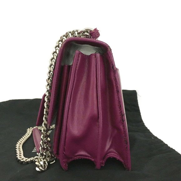 Saint Laurent Calfskin Medium Monogram Sunset Purple - Picture 3 of 11